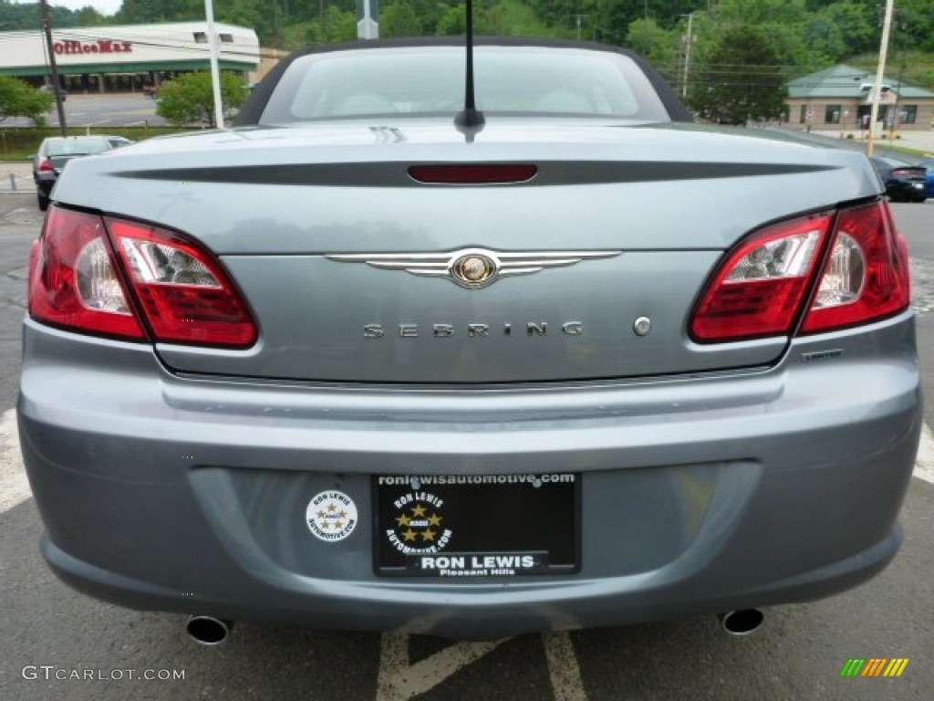 2008 Sebring Limited Convertible - Silver Steel Metallic / Dark Slate Gray/Light Slate Gray photo #3