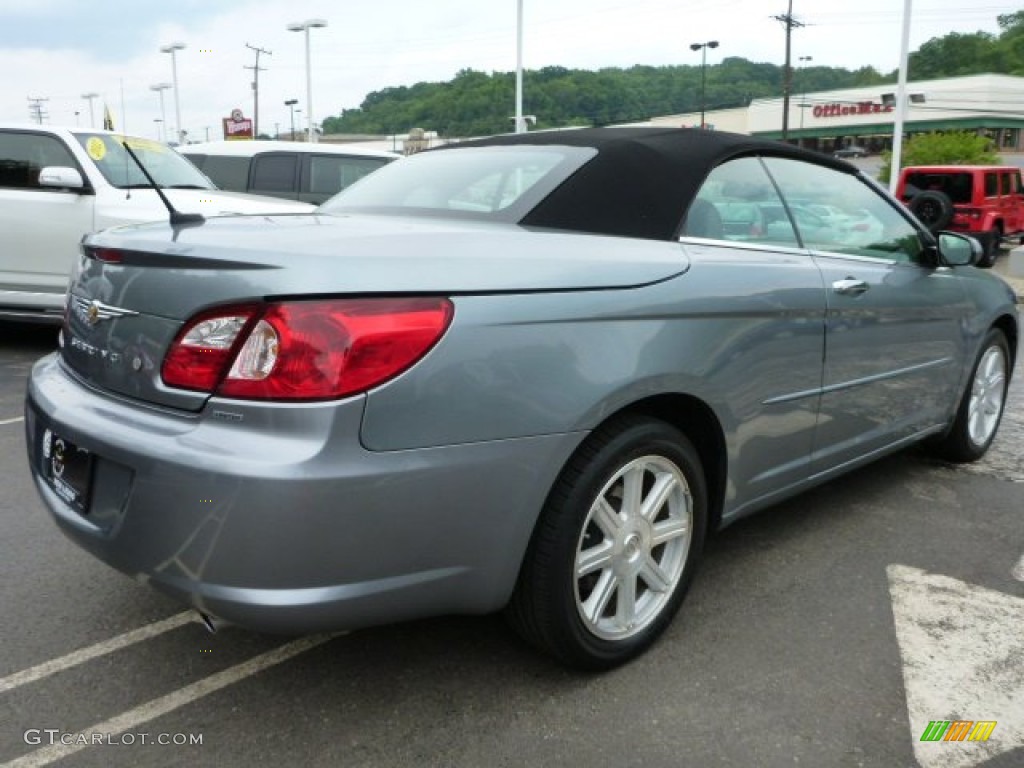 2008 Sebring Limited Convertible - Silver Steel Metallic / Dark Slate Gray/Light Slate Gray photo #4
