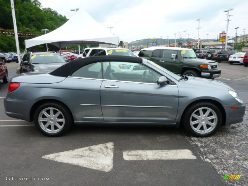 2008 Sebring Limited Convertible - Silver Steel Metallic / Dark Slate Gray/Light Slate Gray photo #5