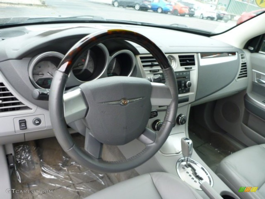 2008 Sebring Limited Convertible - Silver Steel Metallic / Dark Slate Gray/Light Slate Gray photo #13