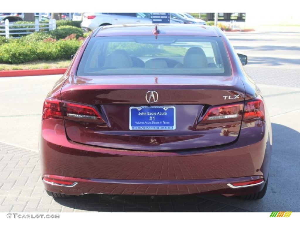 2015 TLX 2.4 - Basque Red Pearl II / Parchment photo #6