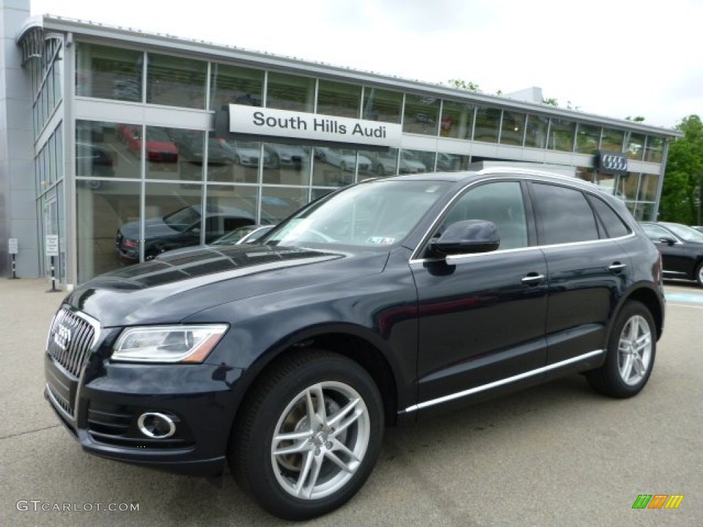 2015 Q5 2.0 TFSI Premium Plus quattro - Moonlight Blue Metallic / Chestnut Brown photo #1