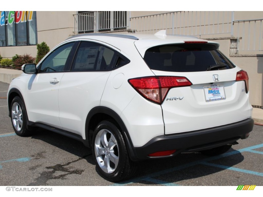 2016 HR-V EX AWD - White Orchid Pearl / Gray photo #2