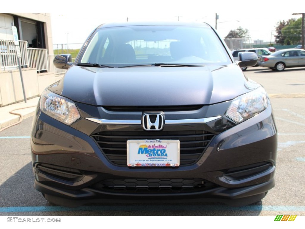 2016 HR-V LX AWD - Mulberry Metallic / Black photo #2