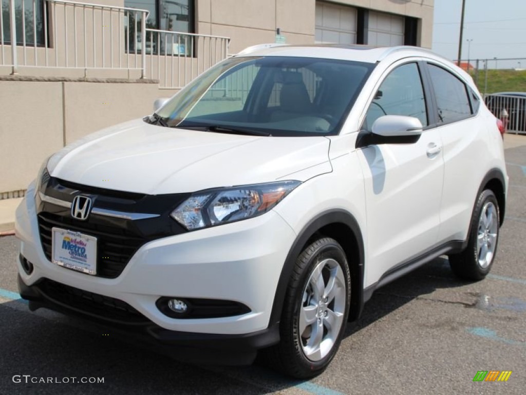 2016 HR-V LX AWD - White Orchid Pearl / Gray photo #1