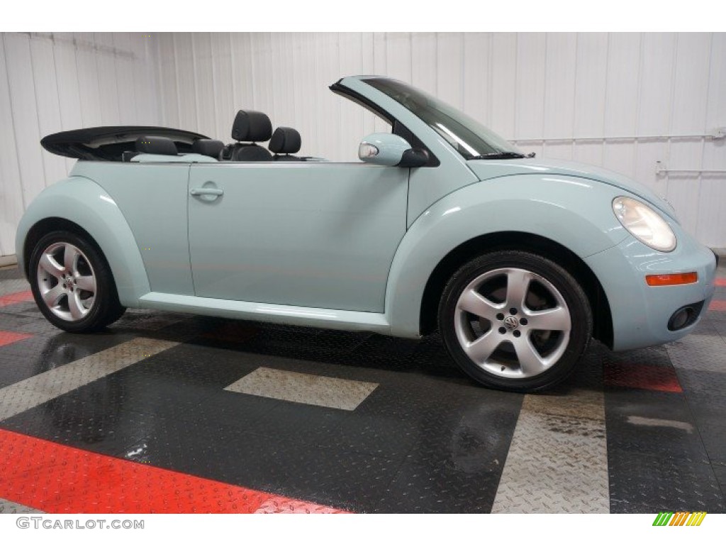 2006 New Beetle 2.5 Convertible - Aquarius Blue / Black photo #6