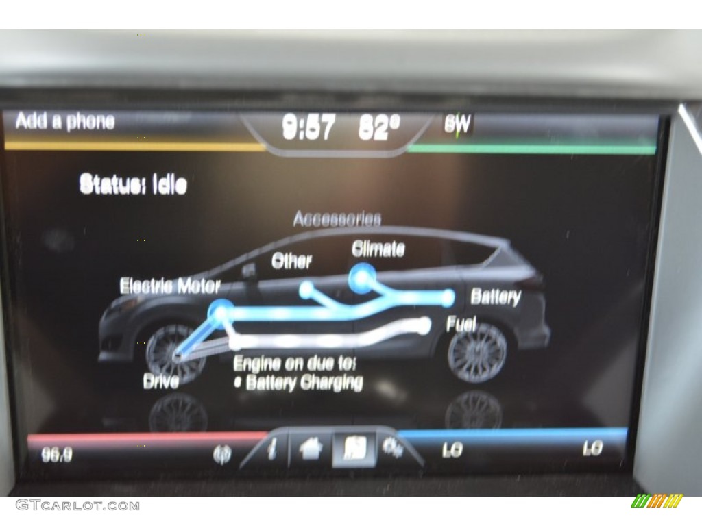 2015 C-Max Hybrid SEL - Magnetic Metallic / Charcoal Black photo #18