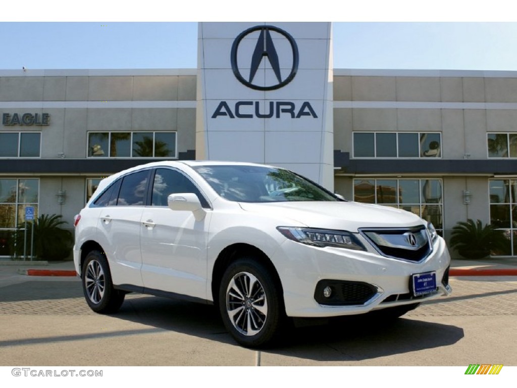 White Diamond Pearl Acura RDX