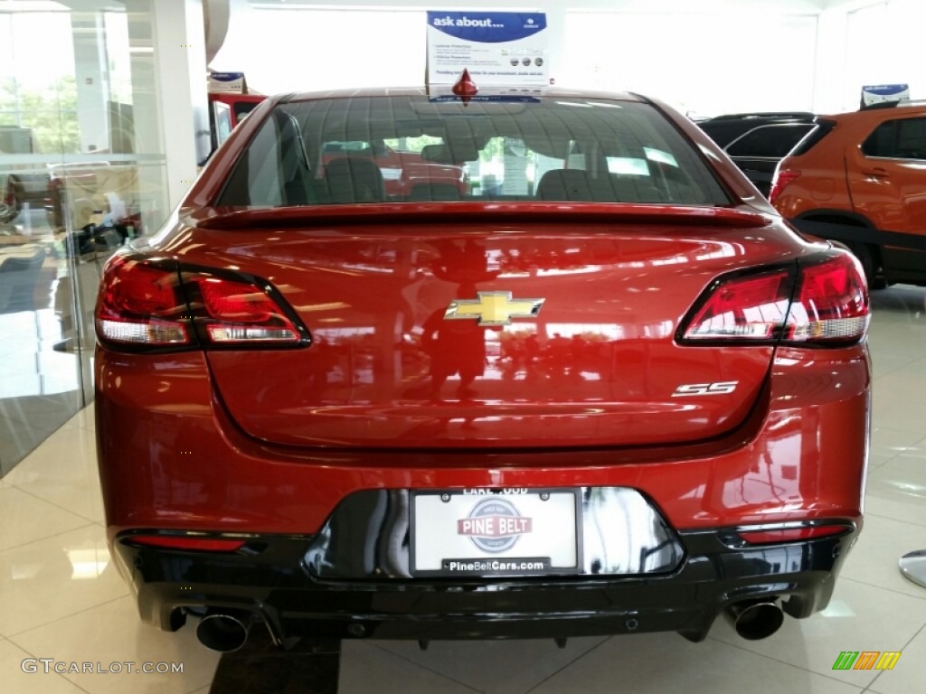 2015 SS Sedan - Some Like It Hot Red Metallic / Jet Black photo #4