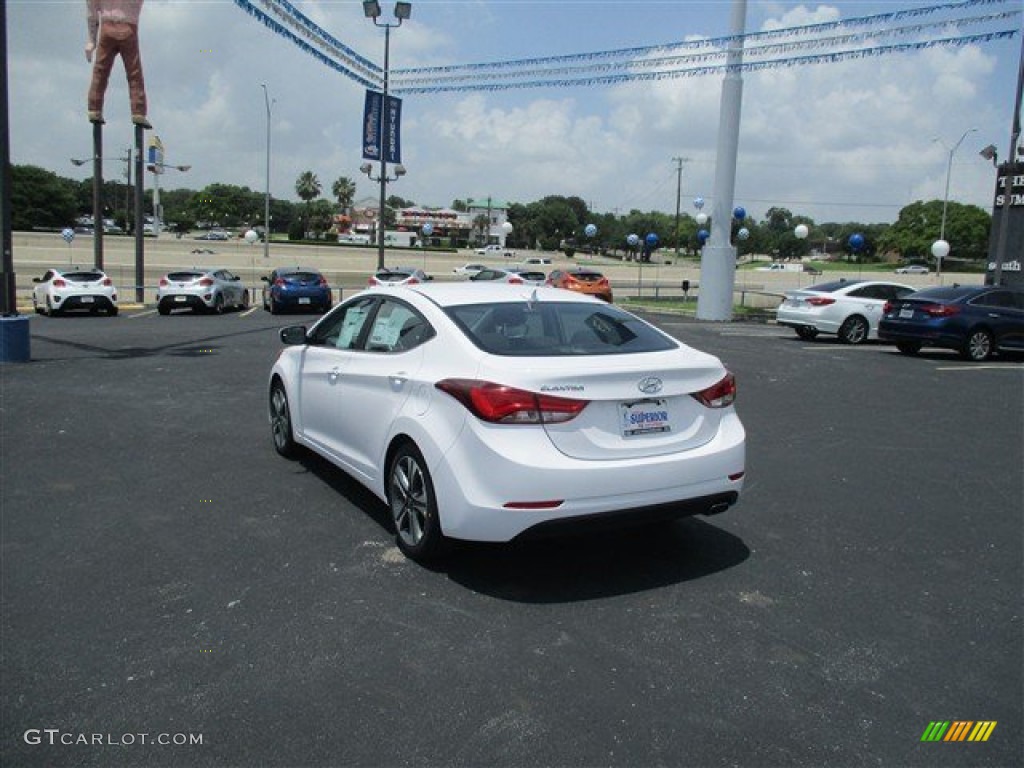 2016 Elantra Sport - White / Black photo #6
