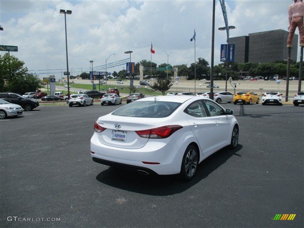 2016 Elantra Sport - White / Black photo #8