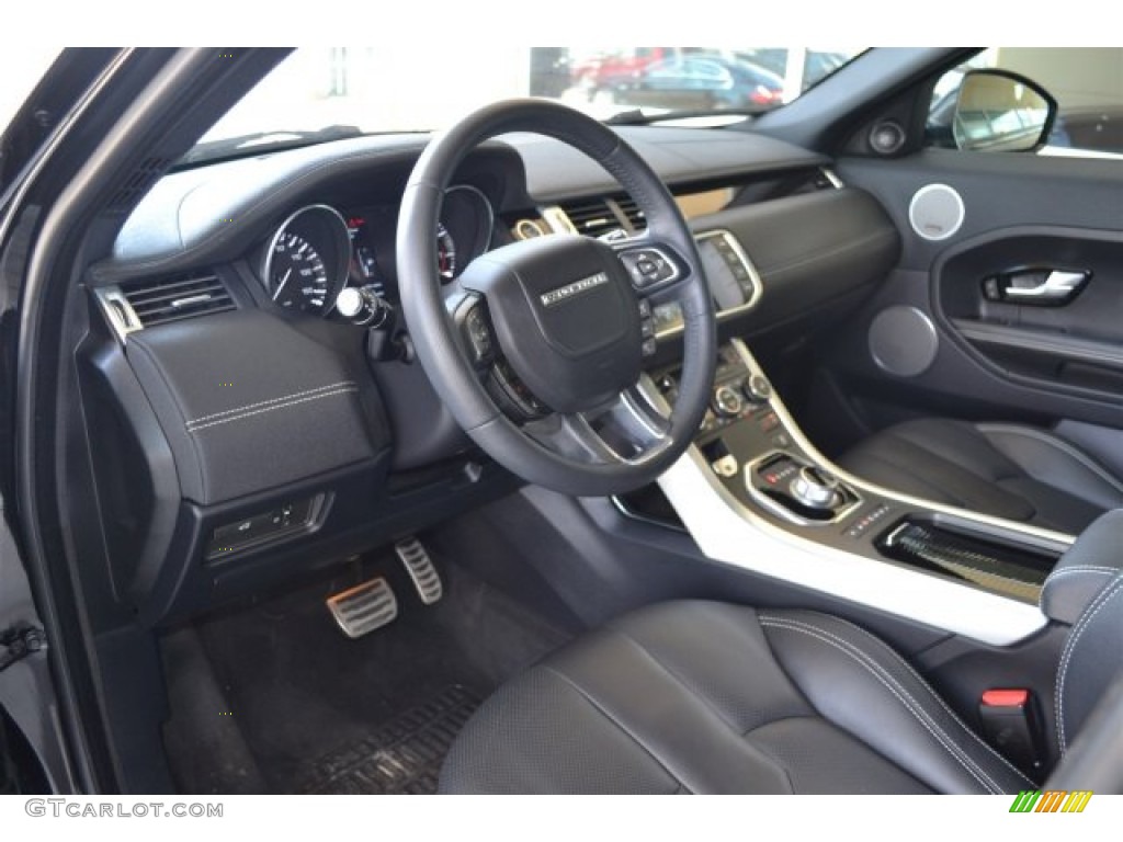 Dynamic Ebony/Cirrus Stitch Interior 2014 Land Rover Range Rover Evoque Dynamic Photo #104604086