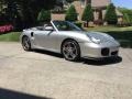 2004 Arctic Silver Metallic Porsche 911 Turbo Cabriolet  photo #15