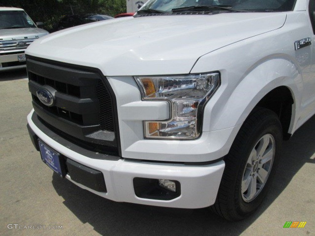 2015 F150 XL SuperCab - Oxford White / Medium Earth Gray photo #10