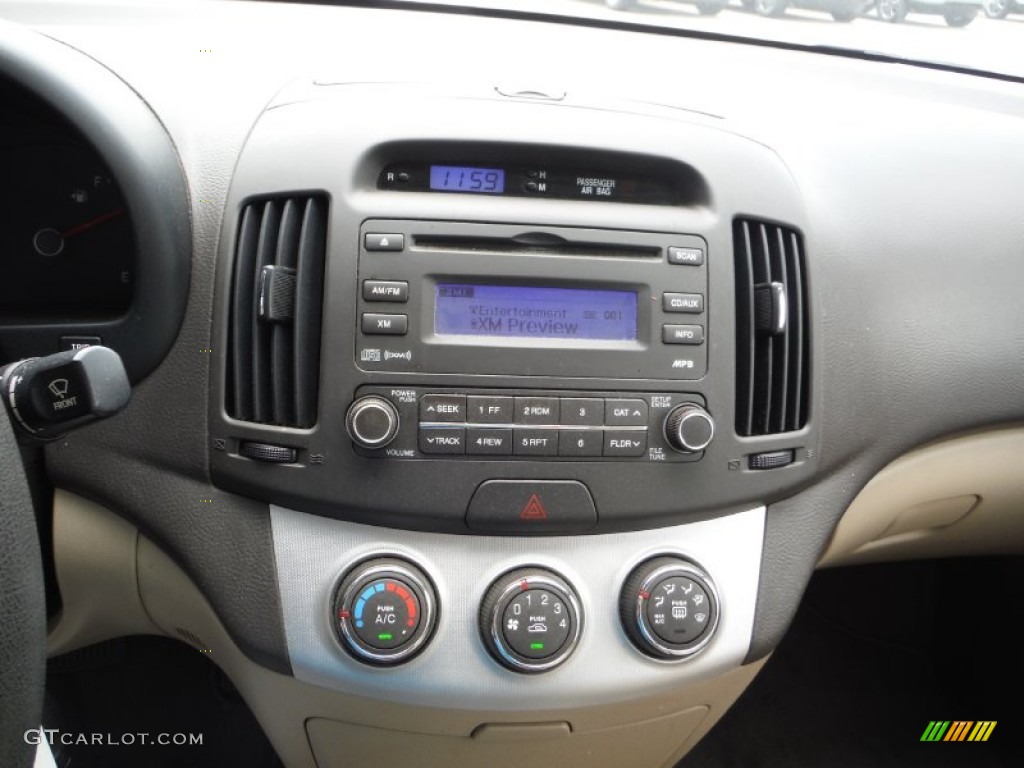 2009 Elantra GLS Sedan - Purple Rain / Beige photo #14