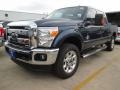 2015 Blue Jeans Ford F250 Super Duty Lariat Crew Cab 4x4  photo #35