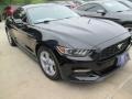 2015 Black Ford Mustang V6 Coupe  photo #1