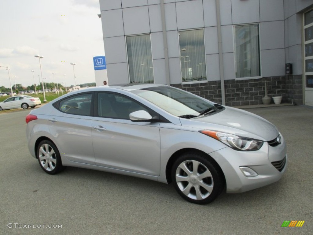 2012 Elantra Limited - Silver / Gray photo #1
