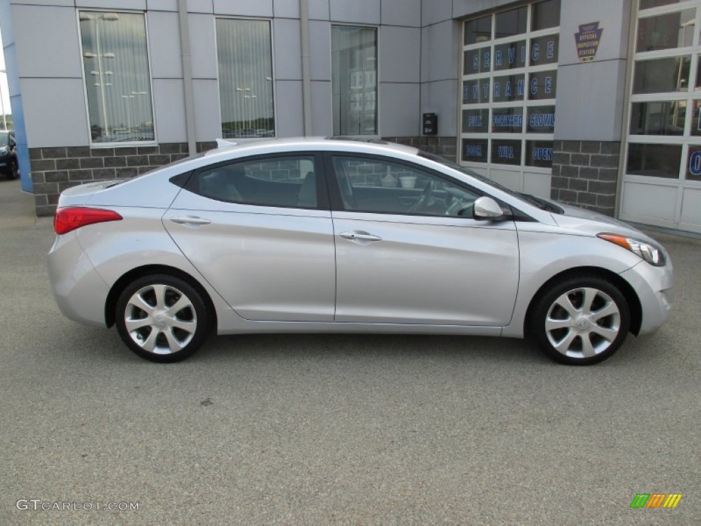 2012 Elantra Limited - Silver / Gray photo #2