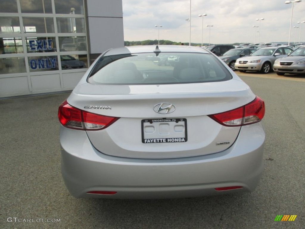 2012 Elantra Limited - Silver / Gray photo #3