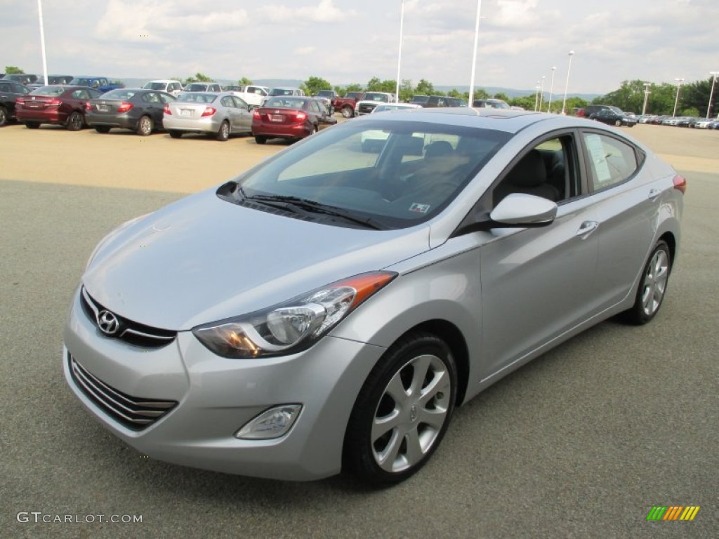 2012 Elantra Limited - Silver / Gray photo #5