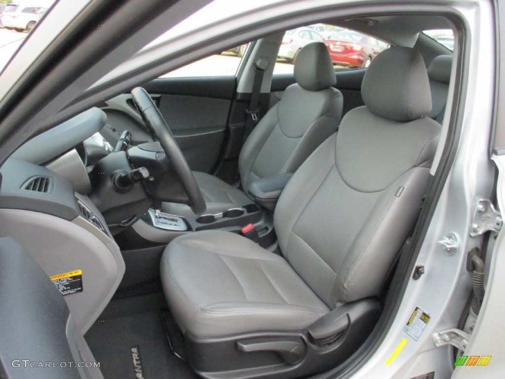 2012 Elantra Limited - Silver / Gray photo #7