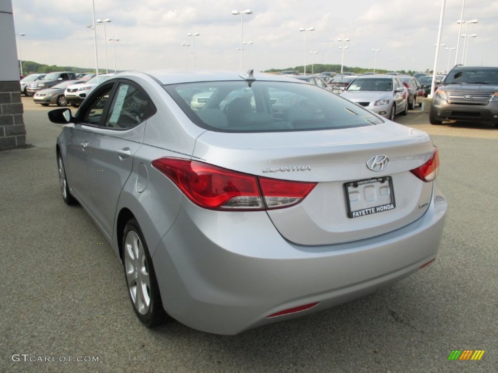 2012 Elantra Limited - Silver / Gray photo #17