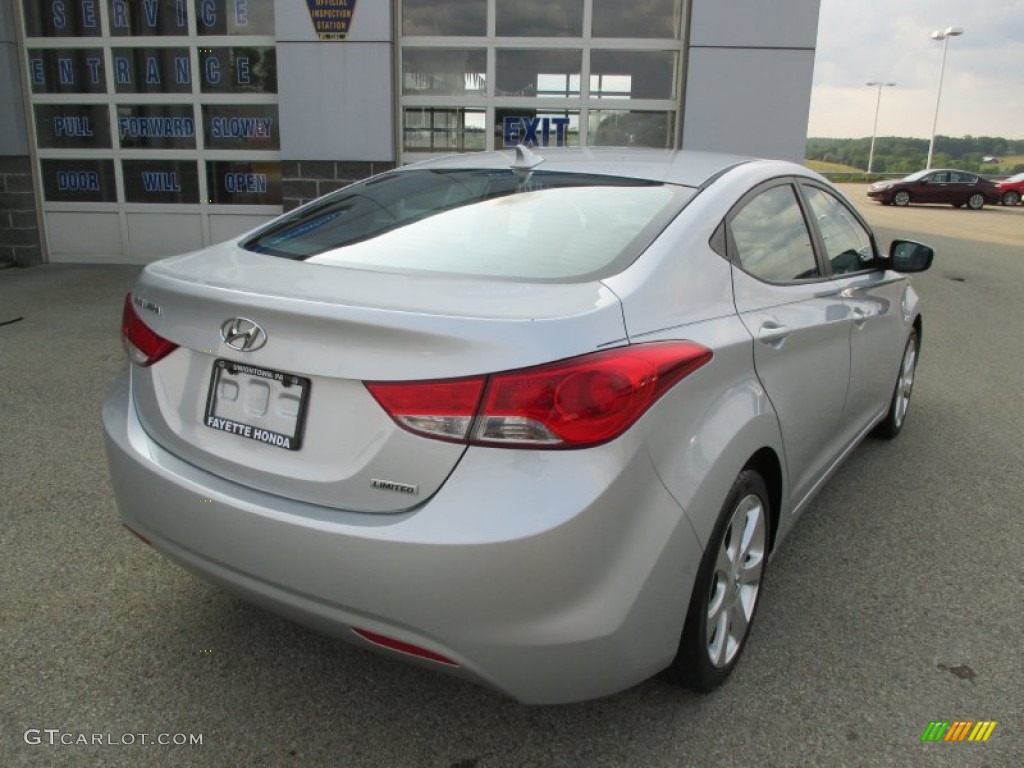 2012 Elantra Limited - Silver / Gray photo #18