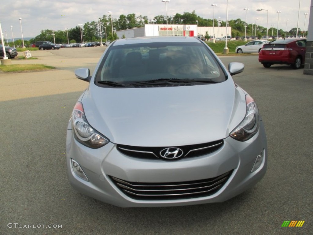 2012 Elantra Limited - Silver / Gray photo #19