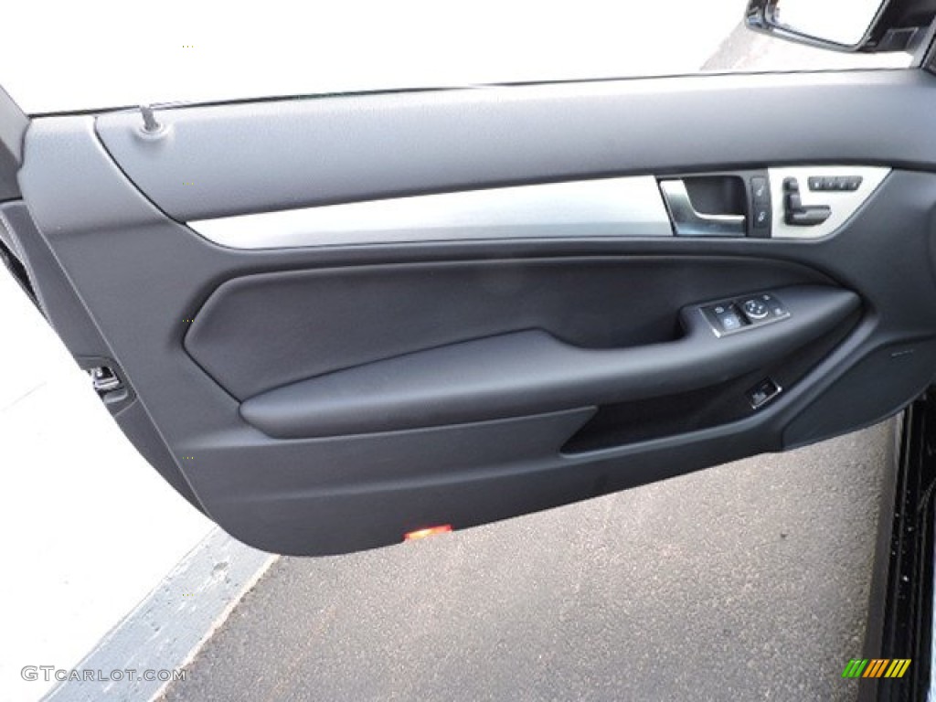 2014 Mercedes-Benz C 63 AMG Black Door Panel Photo #104610539
