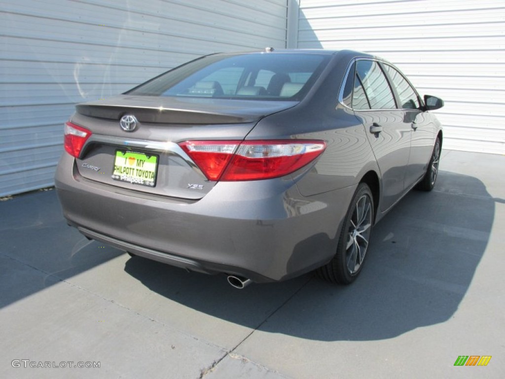 2015 Camry XSE - Predawn Gray Mica / Black photo #4