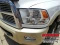 2012 Bright White Dodge Ram 2500 HD Laramie Longhorn Crew Cab 4x4  photo #2