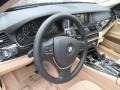 2015 BMW 5 Series Venetian Beige Interior Dashboard Photo