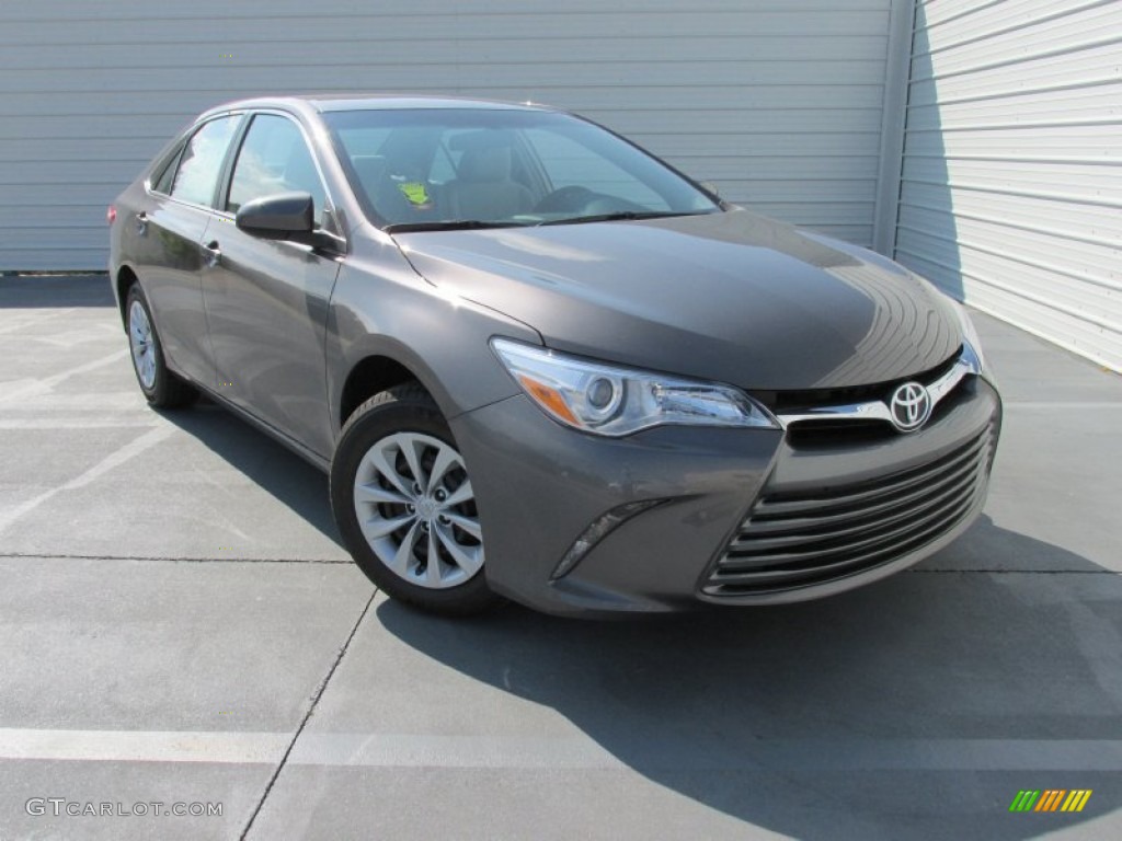 2015 Camry LE - Predawn Gray Mica / Ash photo #2