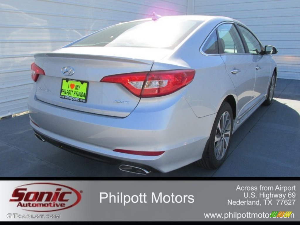 2015 Sonata Eco - Symphony Silver / Gray photo #4