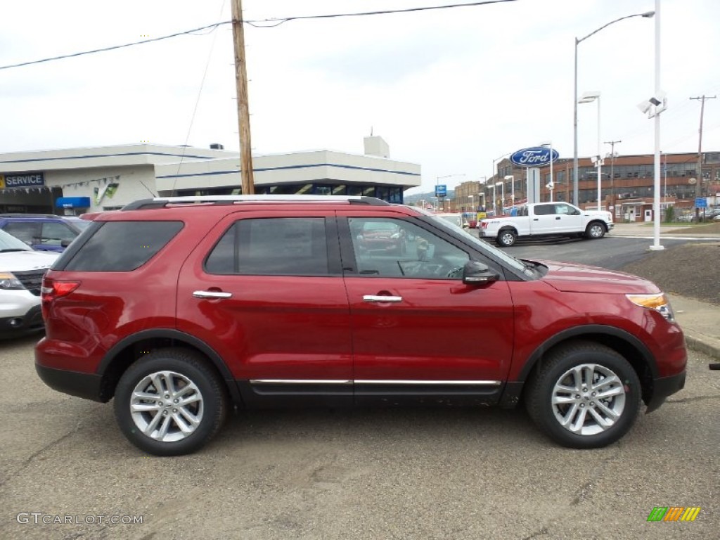 2015 Explorer XLT 4WD - Ruby Red / Charcoal Black photo #1