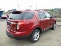 2015 Ruby Red Ford Explorer XLT 4WD  photo #3