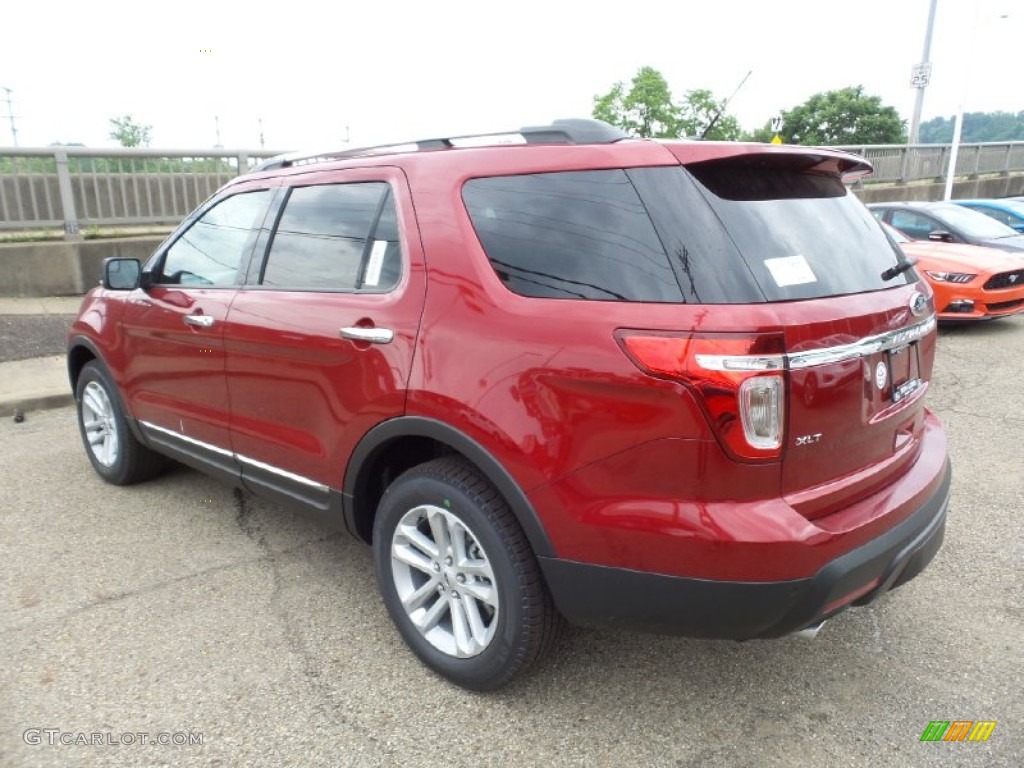 2015 Explorer XLT 4WD - Ruby Red / Charcoal Black photo #6