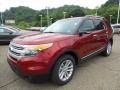 2015 Ruby Red Ford Explorer XLT 4WD  photo #8