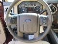 2015 Bronze Fire Ford F350 Super Duty Lariat Crew Cab 4x4  photo #36