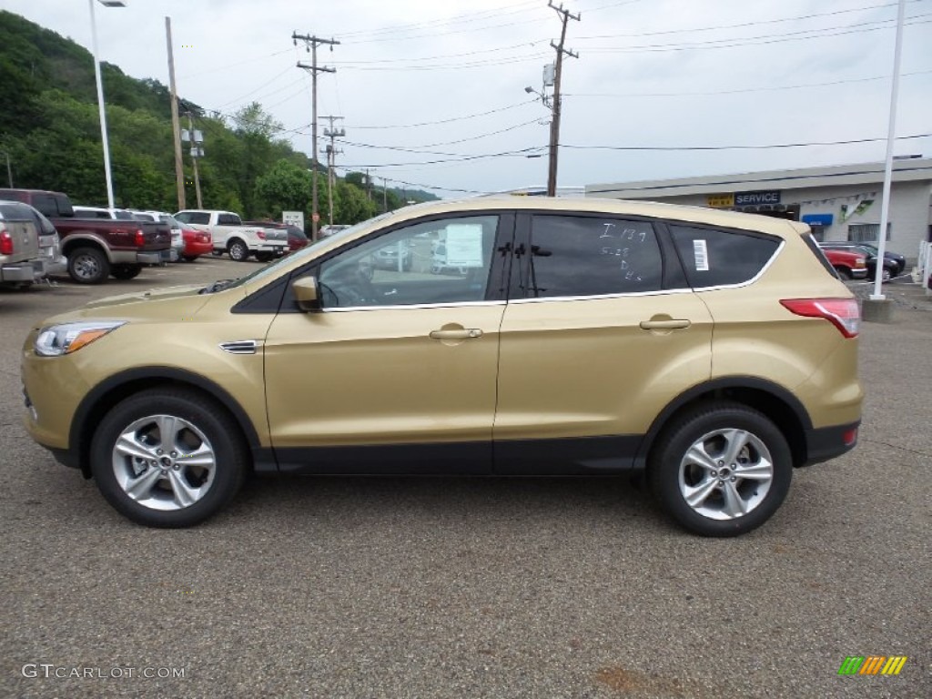 2015 Escape SE 4WD - Karat Gold Metallic / Charcoal Black photo #7