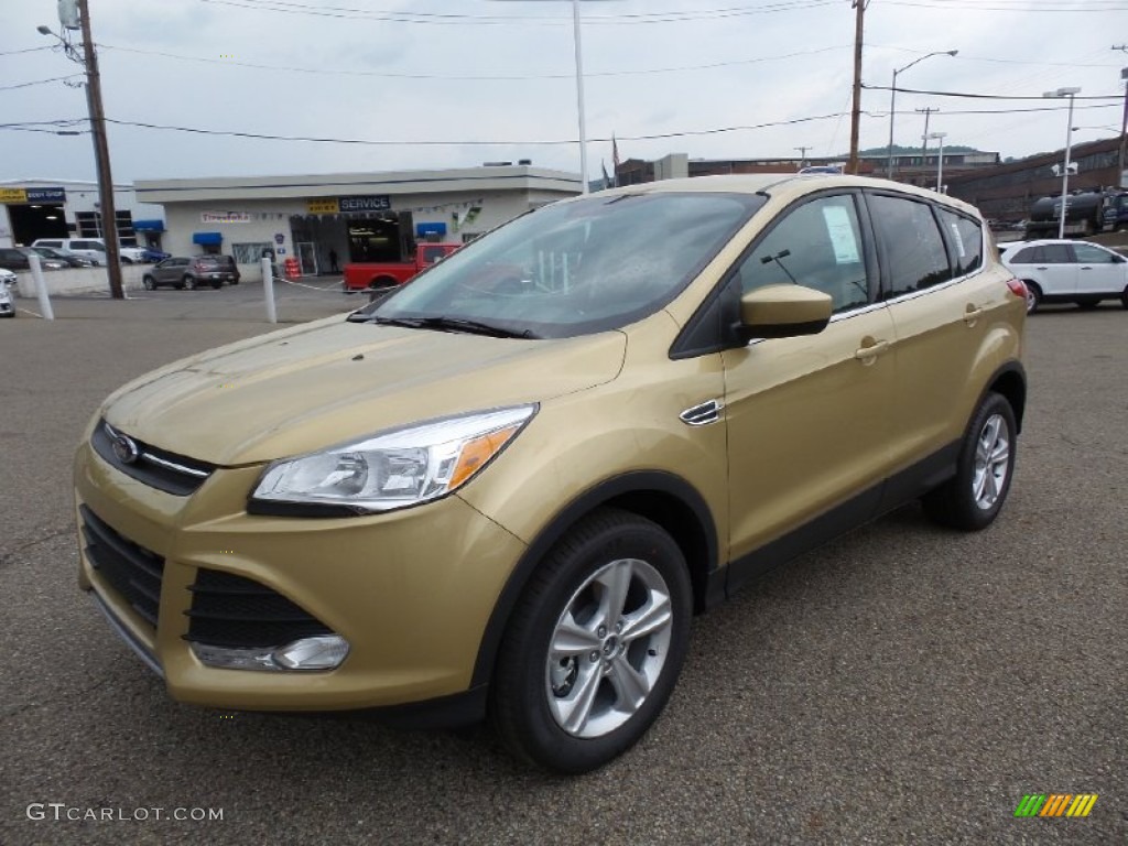 2015 Escape SE 4WD - Karat Gold Metallic / Charcoal Black photo #8