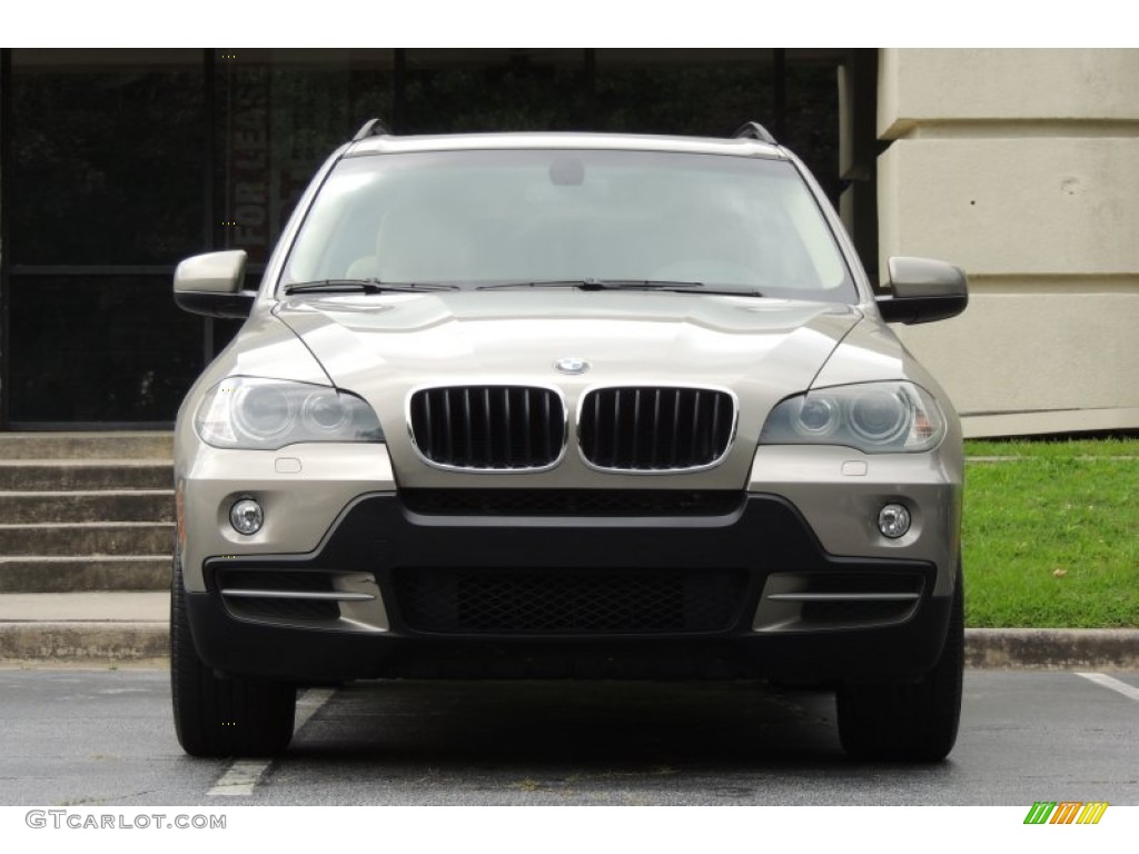 2008 X5 3.0si - Platinum Bronze Metallic / Sand Beige photo #3