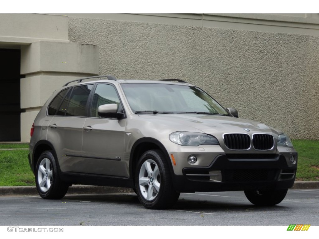 2008 X5 3.0si - Platinum Bronze Metallic / Sand Beige photo #4