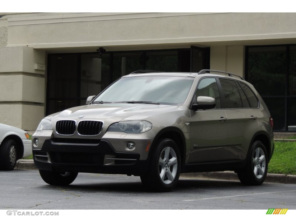 2008 X5 3.0si - Platinum Bronze Metallic / Sand Beige photo #5