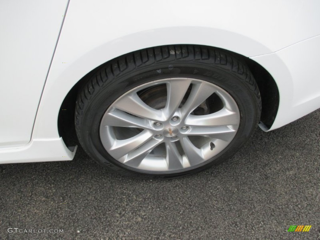 2013 Cruze LTZ - Summit White / Cocoa/Light Neutral photo #3