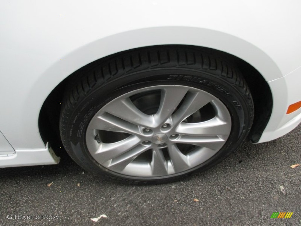 2013 Cruze LTZ - Summit White / Cocoa/Light Neutral photo #10