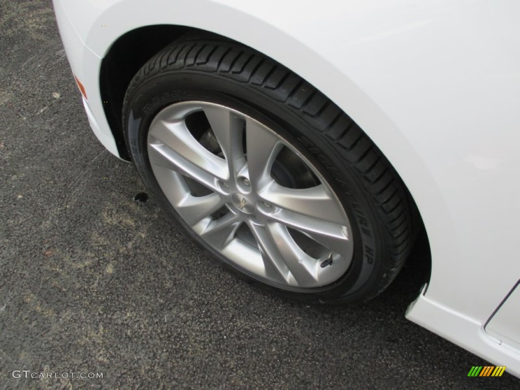 2013 Cruze LTZ - Summit White / Cocoa/Light Neutral photo #14