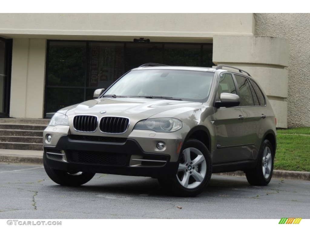 2008 X5 3.0si - Platinum Bronze Metallic / Sand Beige photo #35