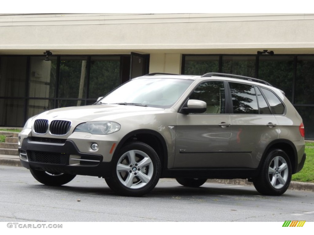 2008 X5 3.0si - Platinum Bronze Metallic / Sand Beige photo #36